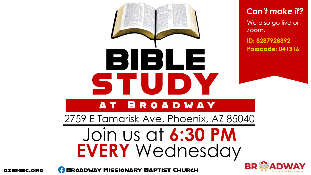 Bible Study Flyer